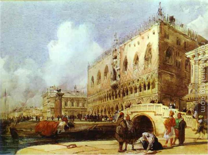 Richard Parkes Bonington : The Doge's Palace, Venice